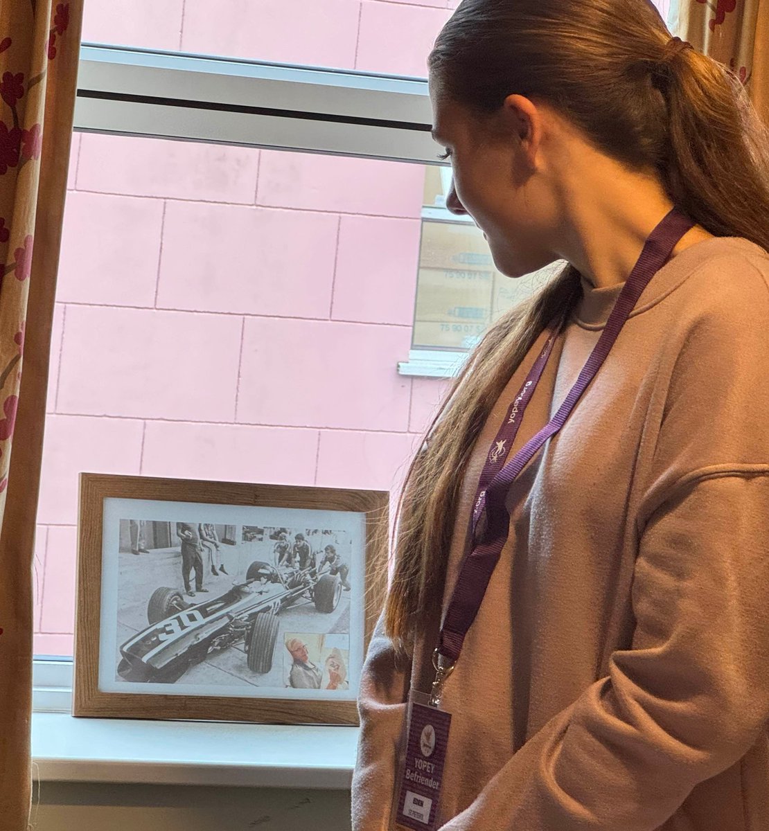 Initially, a YOPEY Befriender may just see an old person. But soon they will pick up clues to a full life, well lived. This young volunteer has just seen a photo of a #carehome resident in their prime, driving a racing car. We can only imagine what great conversations followed...
