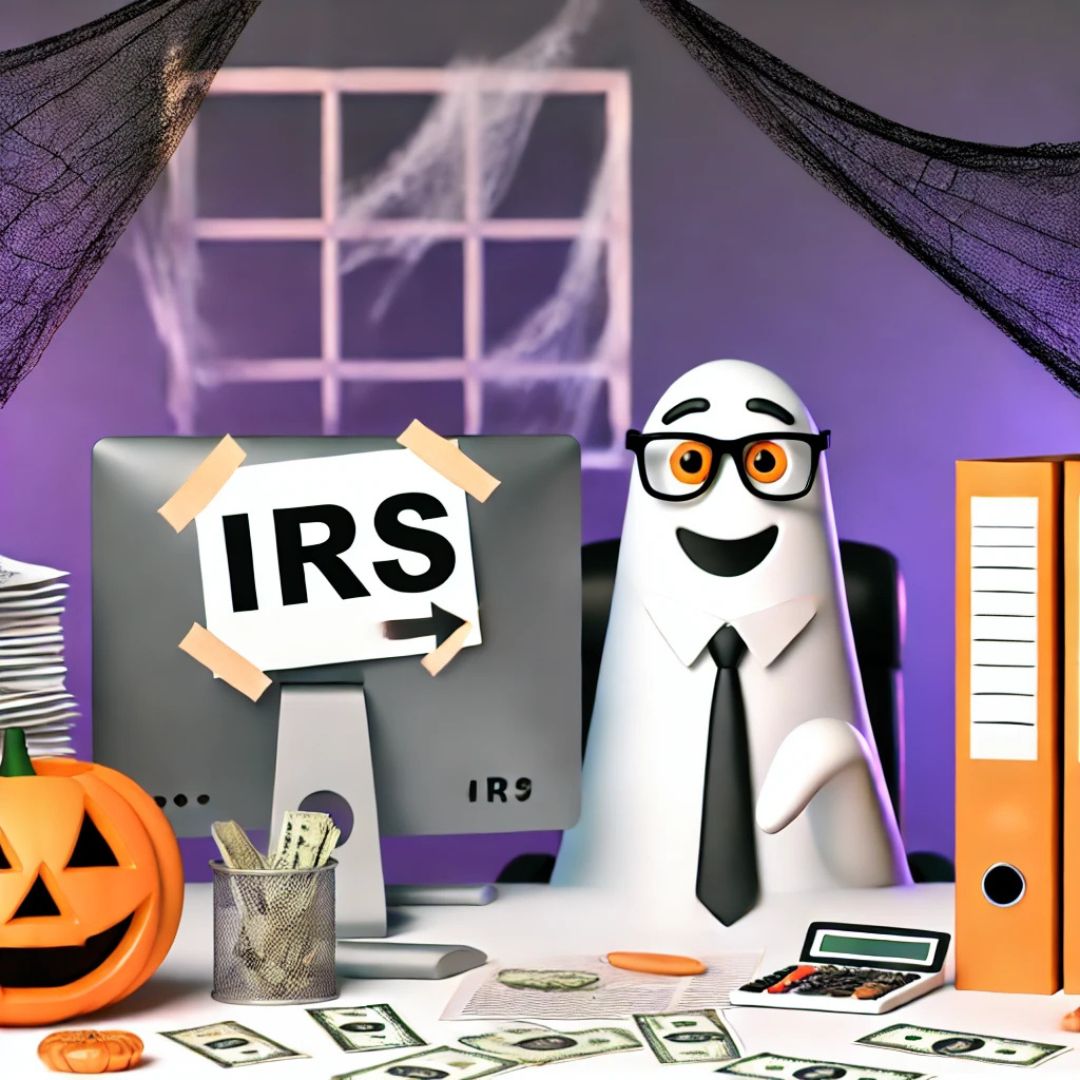 TaxForgiveness's tweet photo. 👻 Don't let taxes haunt you! 👻

This Halloween, let us handle the tricks of the trade, so you can enjoy all the treats 🎃💰. Say goodbye to tax season nightmares and hello to #TaxRelief! 

#HappyHalloween https://t.co/ceYCkBlJDc