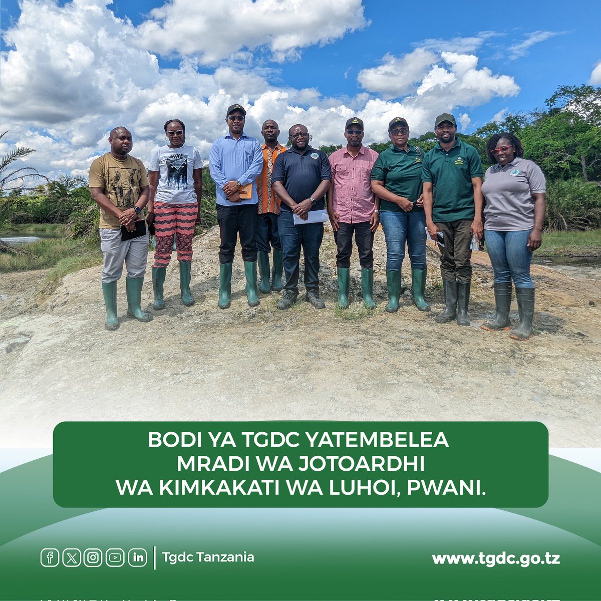 TGDCTanzania's tweet photo. BODI YA TGDC YATEMBELEA MRADI WA JOTOARDHI WA KIMKAKATI WA LUHOI, PWANI. https://t.co/8lYqPATEPL