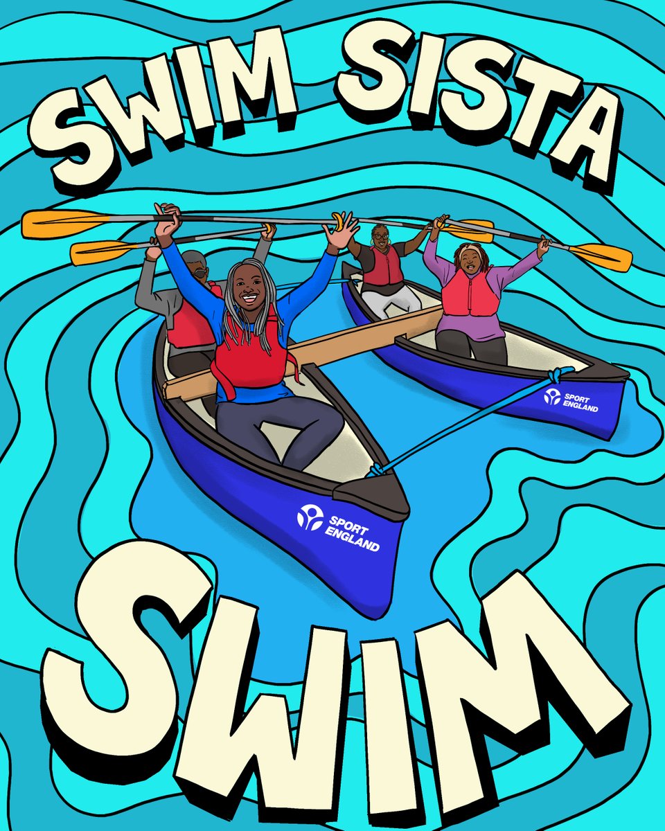 Black women are underrepresented in water-based wellbeing activities 🌊

<a href="/CanalRiverTrust/">Canal & River Trust</a>'s Swim Sista Swim programme aims to provide opportunities and dispel myths around swimming to empower Black women to feel confident in and around the water.

#BlackHistoryMonth