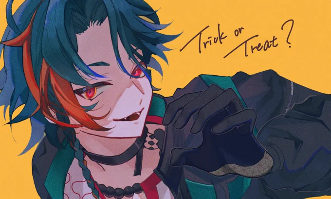 #かいせ絵 𝙏𝙧𝙞𝙘𝙠 𝙤𝙧 𝙏𝙧𝙚𝙖𝙩ツリーに加工前 
