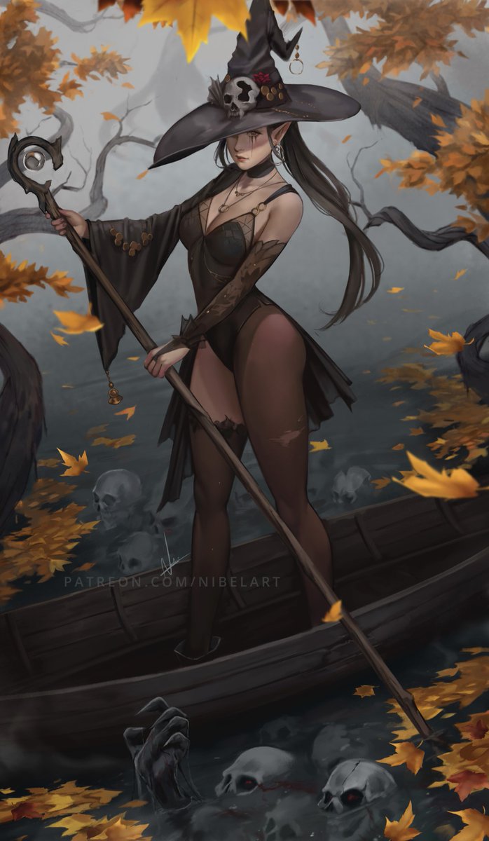 nibelart's tweet photo. Sorceress IV 🎃🍂

#halloween2024 https://t.co/5Z2xb0jUSI