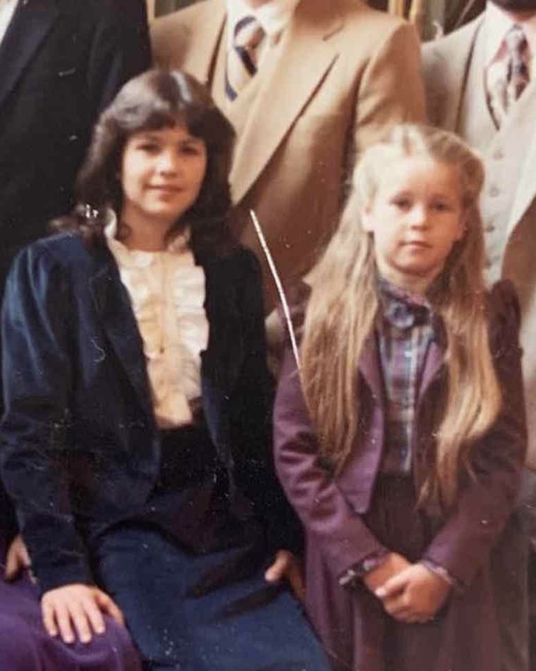 chelseahandler's tweet image. On this and every Halloween, please help me wish this slugger to my left a very happy birthday. 
The person with whom I shared a room with and fought so much we had to put scotch tape down the middle of the floor, and her side had the door, so I had to ask her permission to…