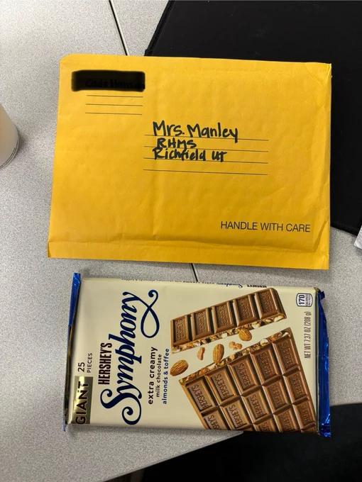 Image from Lainey Manley (@MrsManleyRHMS)