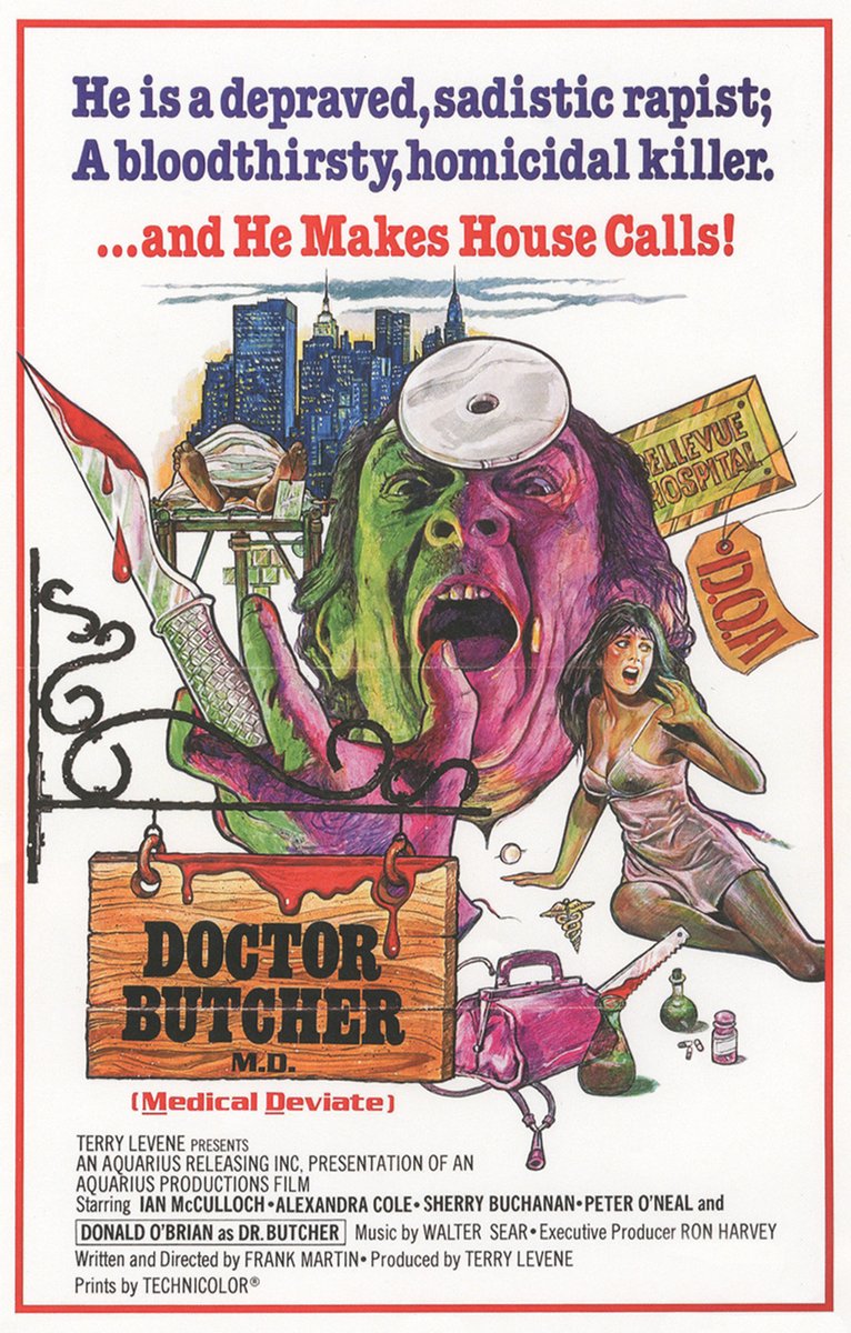 Last night’s mystery <a href="/TokenHomo/">TOKEN HOMO</a> screening was the US edit of Zombie Holocaust, otherwise known as Doctor Butcher M.D., which I can only surmise stands not for “medical deviate” but for morally deficient, monstrously dumb and mostly deplorable. Great work! Congrats on 100 shows!