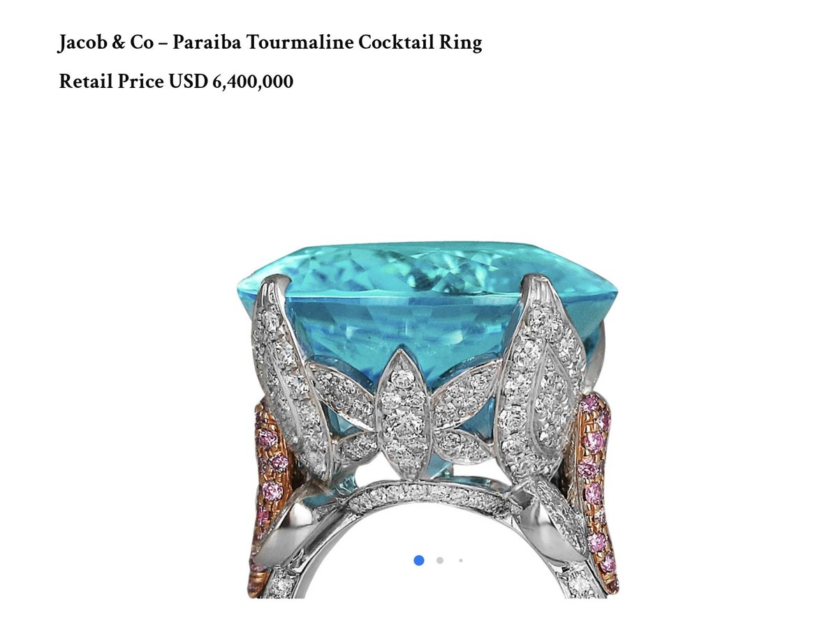 GDRAGON wearing the Jacob & Co Paraiba Lagoon Tourmaline ring in 