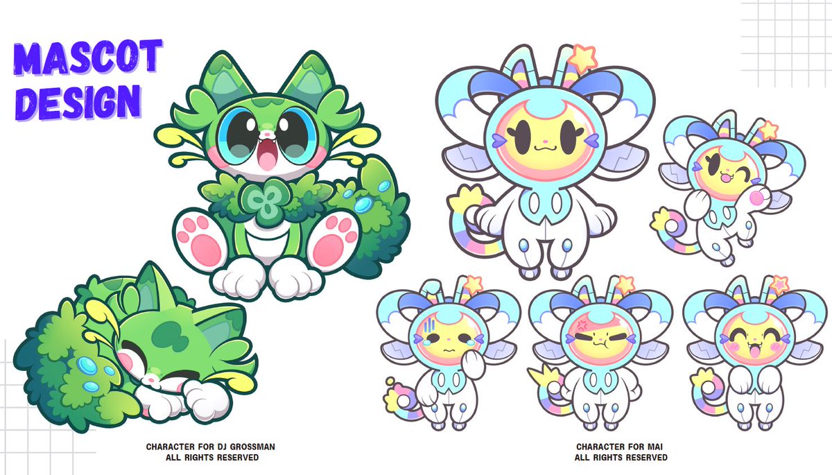 Pokkiu_'s tweet photo. Some pages from my artist portfolio.
If you are interested in working with me on any of your projects you can contact me via DM or see my commission form in the link in my bio!

#commissionsopen #Vtuber #commissionart #kawaiiart #digitalart https://t.co/8bKVdmApTb