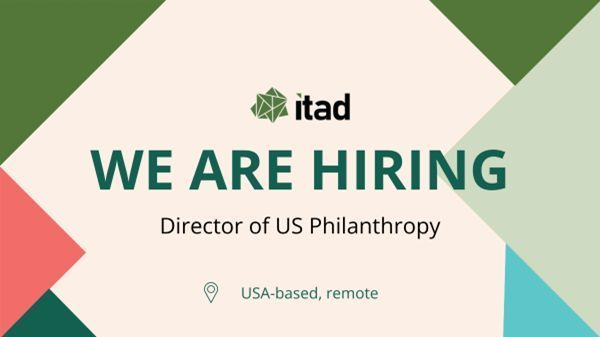 We’re hiring! Director of US Philanthropy

Co-design and shape Itad’s relationships with US philanthropic foundations.

Details: buff.ly/3AmuYO6  

#InternationalDevelopment #Devjobs