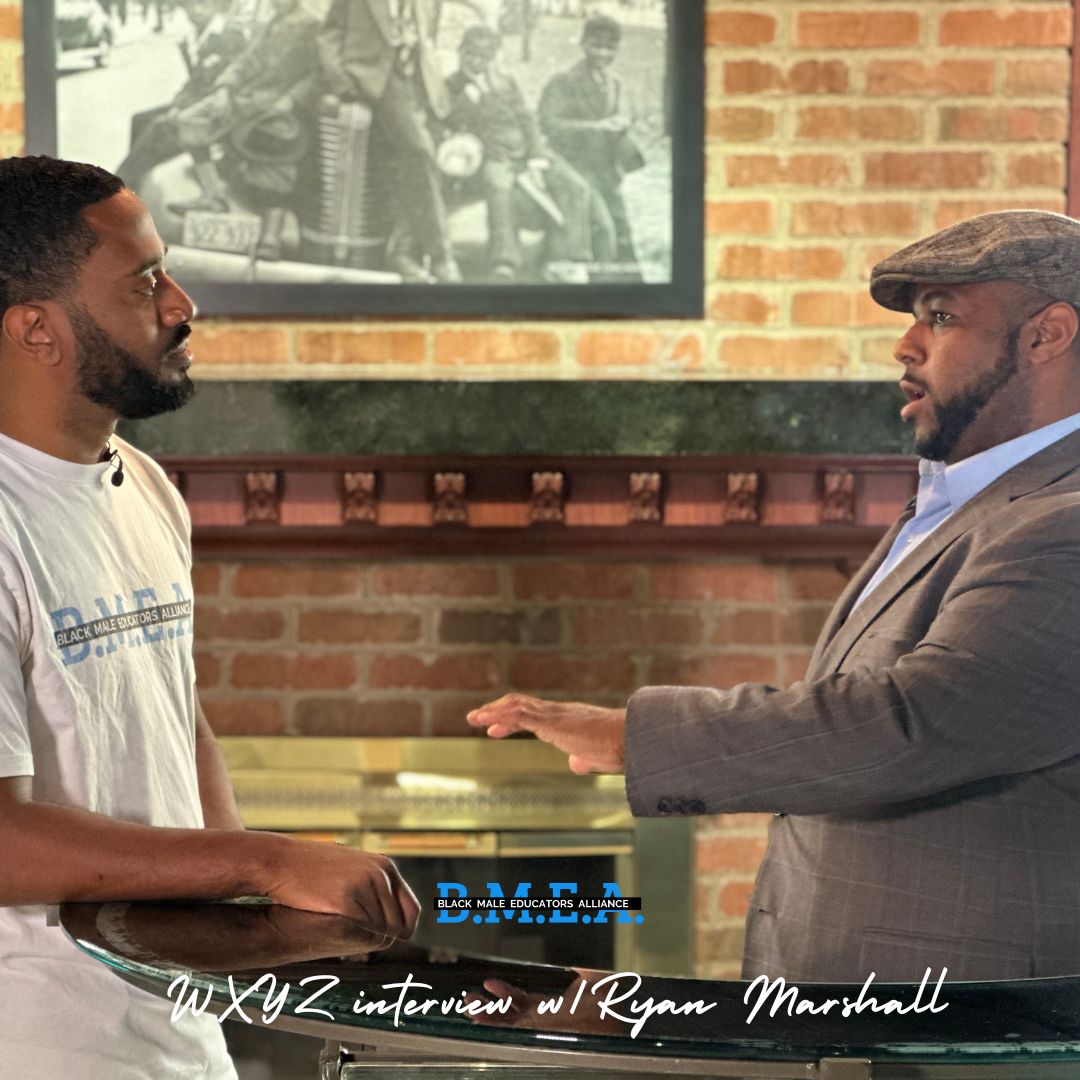 BMEAorg's tweet photo. 🎬 Yesterday, our CEO Dr. Curtis Lewis and Chief of Staff Chris Watson sat down with WXYZ’s @ryanmarshallreports! They dove into BMEA’s mission, highlighted our current work, and shared exciting plans for the future. 📈 #BMEA #DoingTheWork https://t.co/mouFspV4Tg