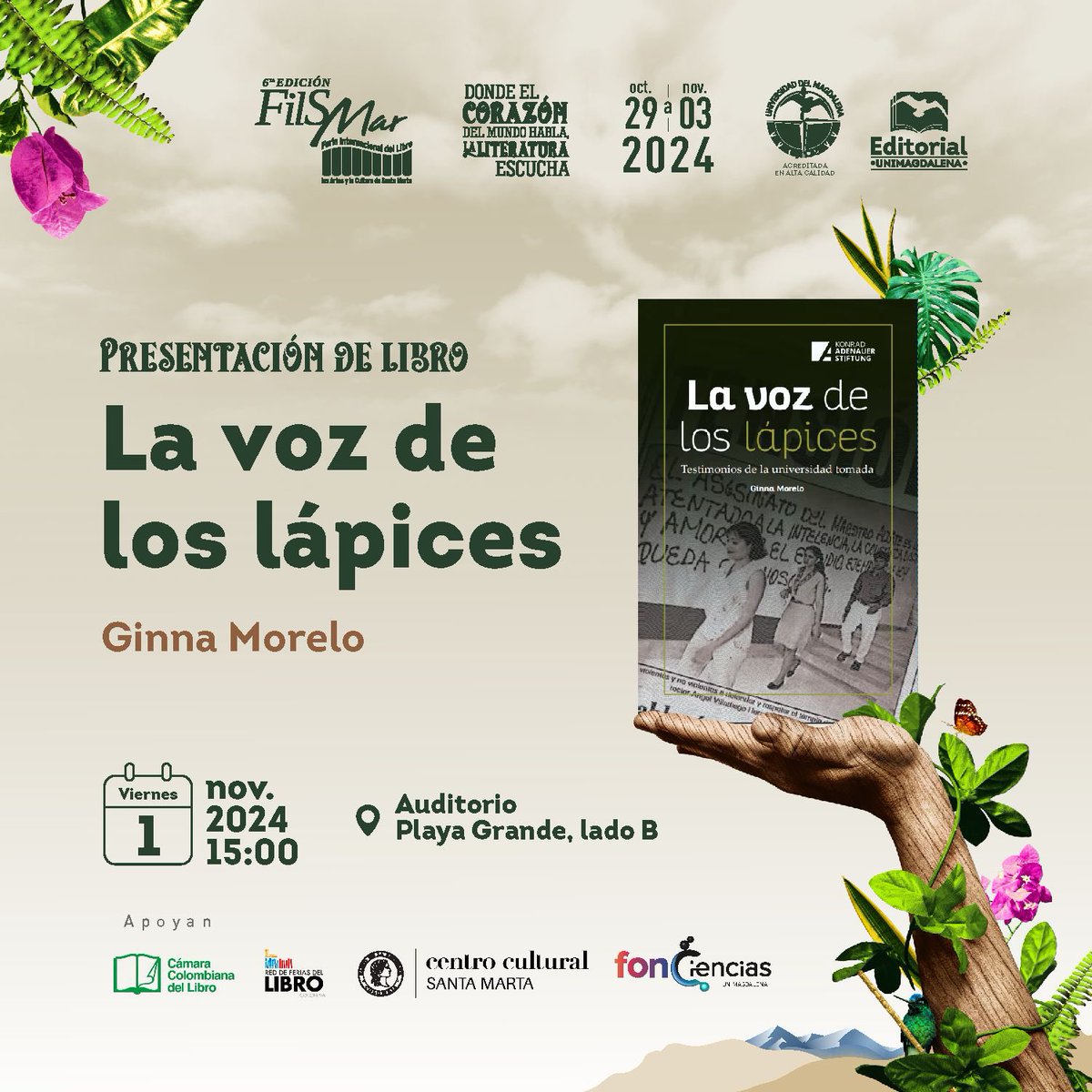 IanSimmonds's tweet photo. Mañana viernes 1 de noviembre les esperamos en estas presentaciones de libros en la @FeriaFiLSMar https://t.co/yLVMry5FOC