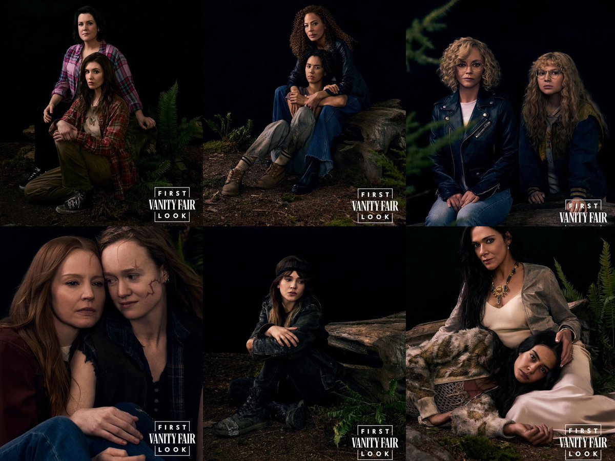 lesbocine's tweet photo. Primeiras imagens promocionais da 3ª temporada de 'YELLOWJACKETS'.

A estreia está prevista para o início de 2025. https://t.co/O32qTKjsGE