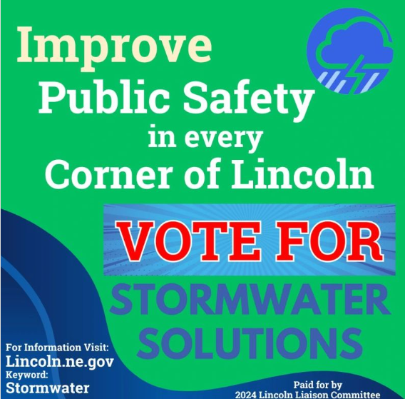 A. Stormwater bonds don't command big headlines.

B. Devastating floods do. 

Just a low-key reminder to vote for A on Nov. 5 to reduce the chance of seeing B in our community.

<a href="/AcecNebraska/">ACEC Nebraska</a> <a href="/CityOfLincoln/">City of Lincoln, Nebraska</a>