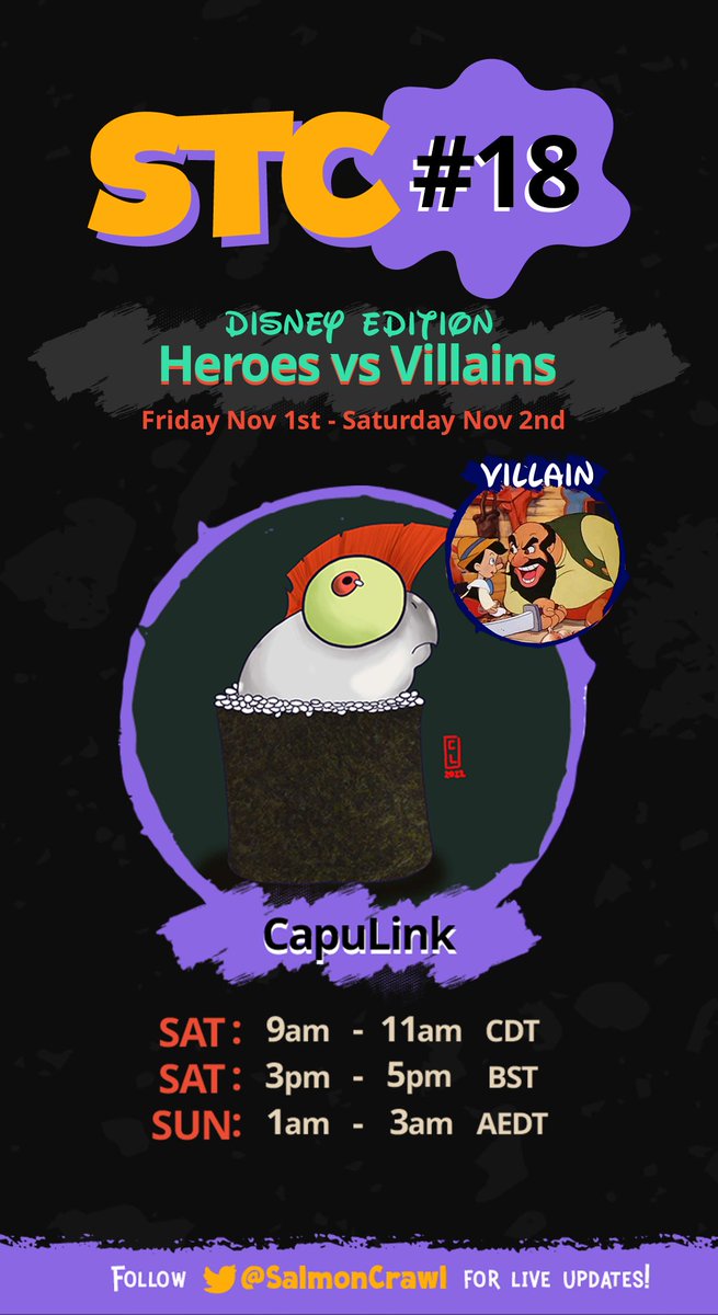 CapuLink_TTV's tweet image. Don't miss this super cool STC, Disney themed! It will be a ton of fun, guaranteed! (and if you don't enjoy it...well...I hope you like donkeys!)
