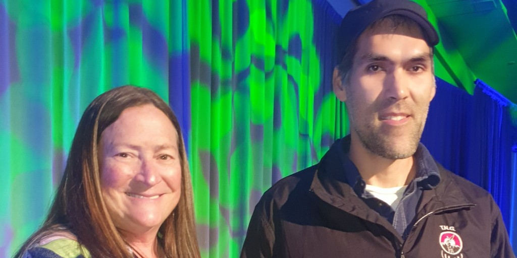 IAWF President Kelly Martin last night presented the prestigious 2024 Firebreak Award to Russell Myers Ross, leader of the fire program in his Yunesit'in community, British Columbia. Congratulations to all the 2024 award winners. More details on the IAWF website. #WFCC2024