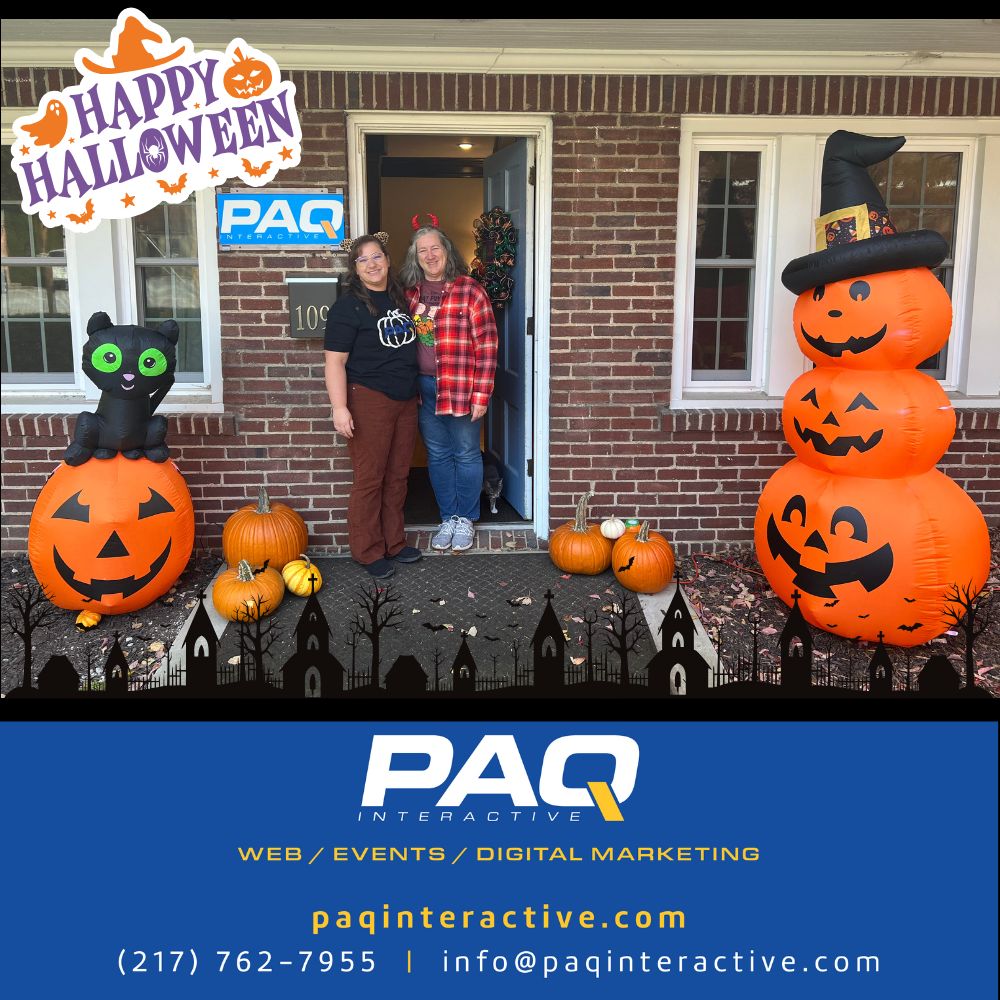Happy Halloween from PAQ Interactive, Inc. 
Last Friday we joined in Monticello's Safe Trick or Treat with our local business neighbors. Thank you to Monticello Chamber for organizing such a great community event! 
paqinteractive.com
<a href="/MonticelloChamb/">Monticello Chamber</a>