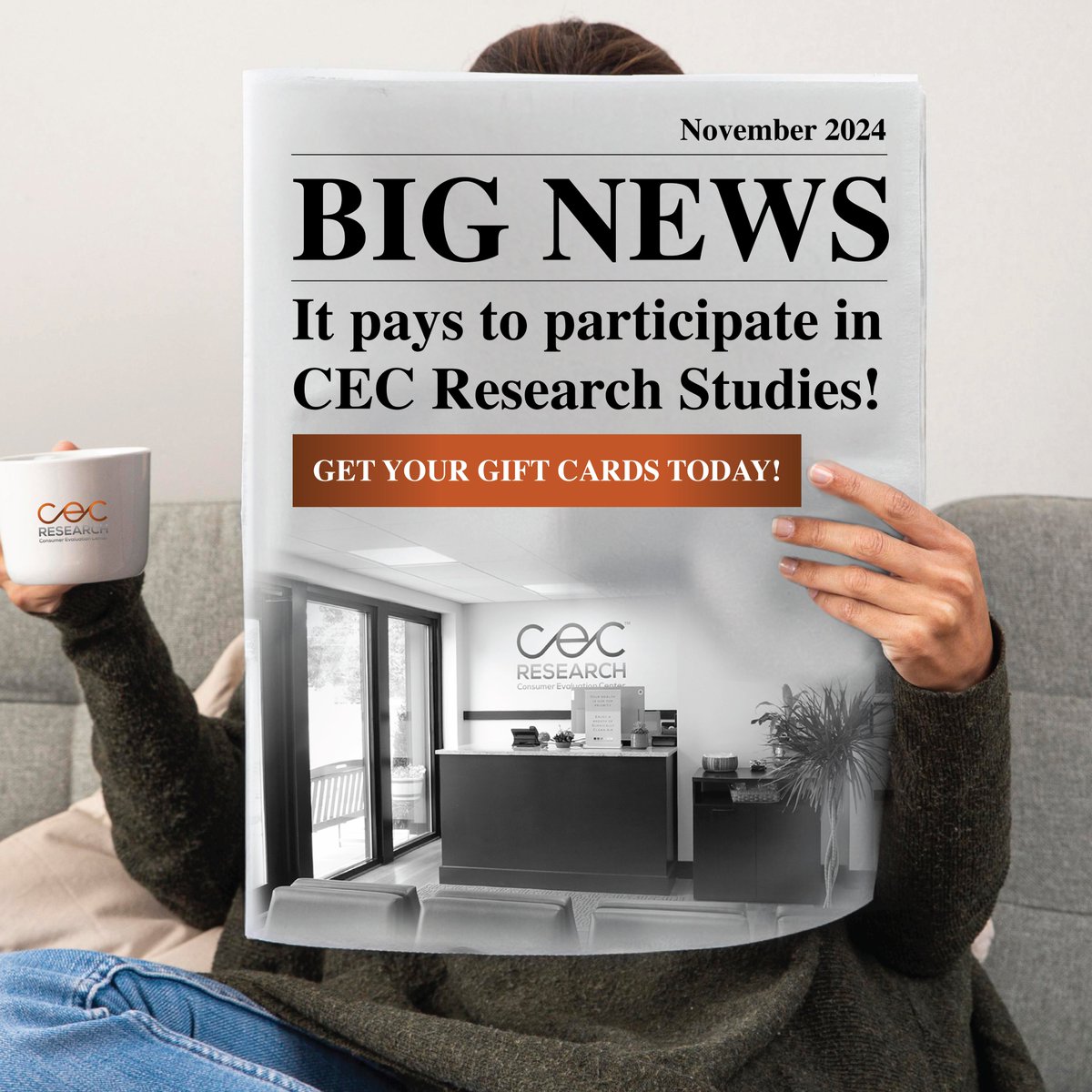 CECResearchNJ's tweet photo. Not signed up with CEC Research? Make sure to visit https://t.co/KoHUrX9xUu and start earning gift cards for your opinions.
#TastePanels #SniffTests #FocusGroups #ConsumerProductTesting #MarketResearch #TestKitchen #ConsumerEvaluation #GetPaidForYourOpinions https://t.co/95jPjOOV34