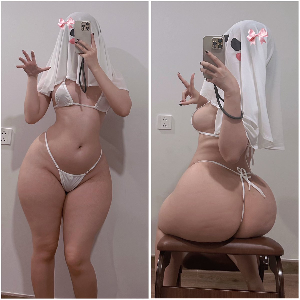 Peachuu244's tweet photo. Trick or Treat? 👻 https://t.co/l8gTmZg5Vj
