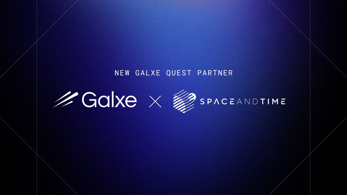 Galxe's tweet image. Journey to a new space and time in the debut @SpaceandTimeDB quest ☄️

SXT Chain has officially launched their community quests on @GalxeQuest. Learn, earn points, and collect exclusive OATs as you explore the SXT testnet and ecosystem: g.xyz/space-and-time…