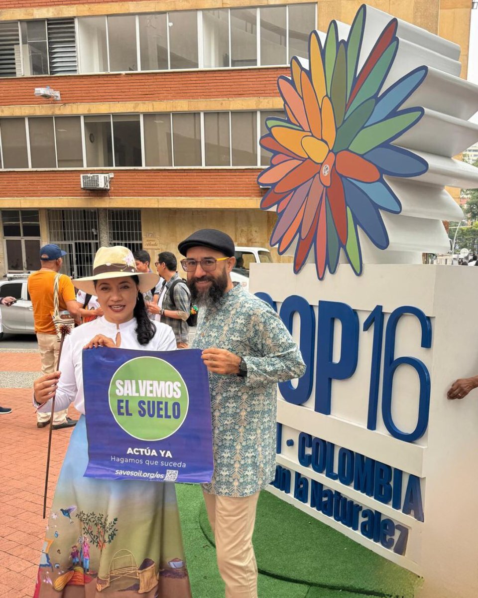 cpsavesoil's tweet image. On 30 October, Save Soil took to the global stage at the 16th Conference of the Parties (COP16), the highest decision-making body of the Convention on Biological Diversity.

At COP16, Save Soil led a session on soil health and its critical role in biodiversity, ecosystem…