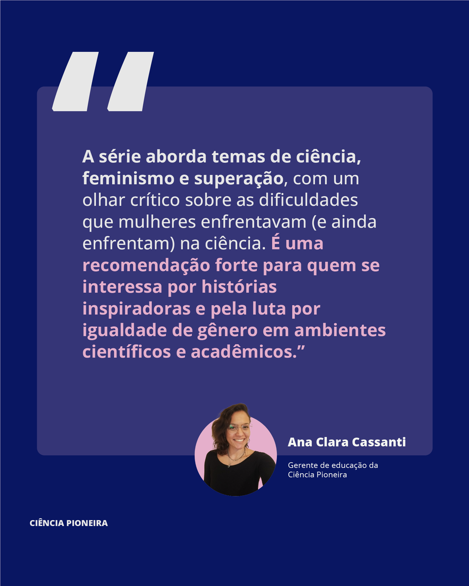 Como o conhecimento científico pode ensinar e inspirar mulheres a questionar o machismo? Essa é a temática central da série 'Uma Questão de Química', disponível na Apple TV e estrelada pela talentosa Brie Larson. Esta é a recomendação de nossa gerente de educação, Ana Clara