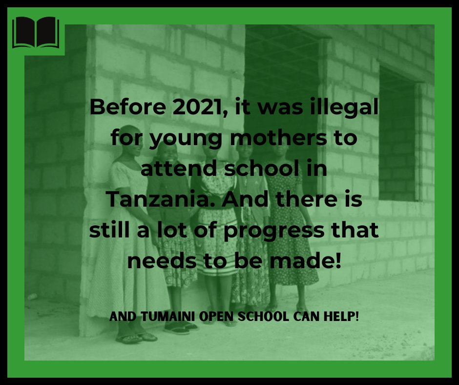 While the ban in Tanzania has been lifted, many young mothers are still uneducated. Tumaini Open School is an organisation committed to helping educate young mothers in rural Tanzania. tumainiopenschool.org #girlseducation #tanzania #school #charity