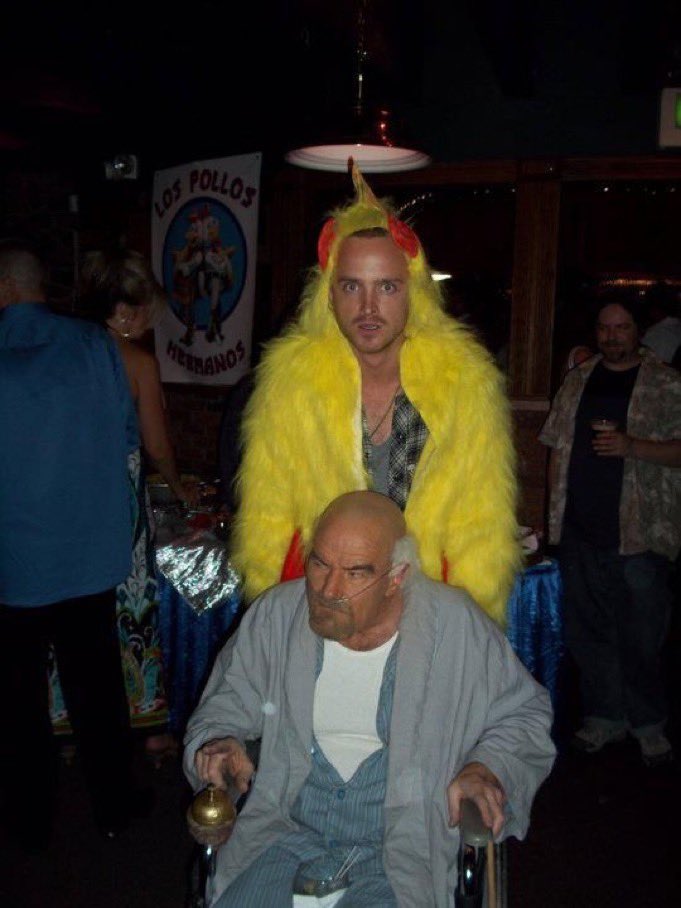 Bryan Cranston dressing up as Hector Salamanca 😂😂