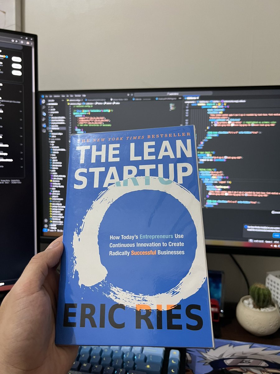Starting a new journey with The Lean Startup by Eric Ries! 📘 

Excited to dive into the principles of lean methodology, innovation, and sustainable growth. 

Whether you’re an entrepreneur or simply looking to optimize your work strategy, this book is packed with insights!