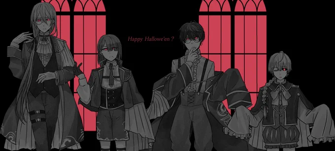 【異能】眠るまでがハロウィン (フォロワーさん宅の子お借りしてます)