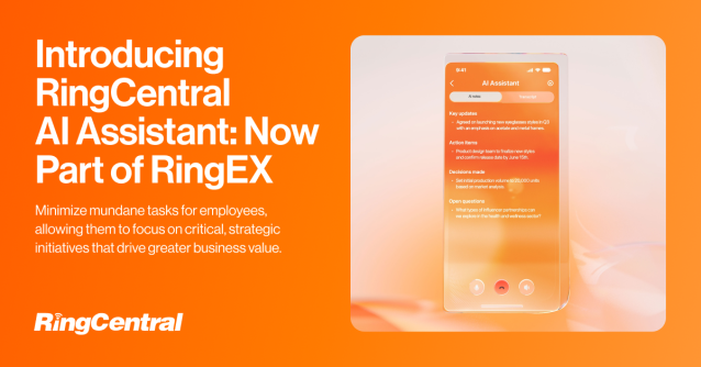 mobilemari's tweet photo. Introducing @RingCentral AI Assistant: Boost your productivity and save time https://t.co/fVSdjnpd4K https://t.co/ZsfPeObSKG https://t.co/2ZQLzQvnMb
