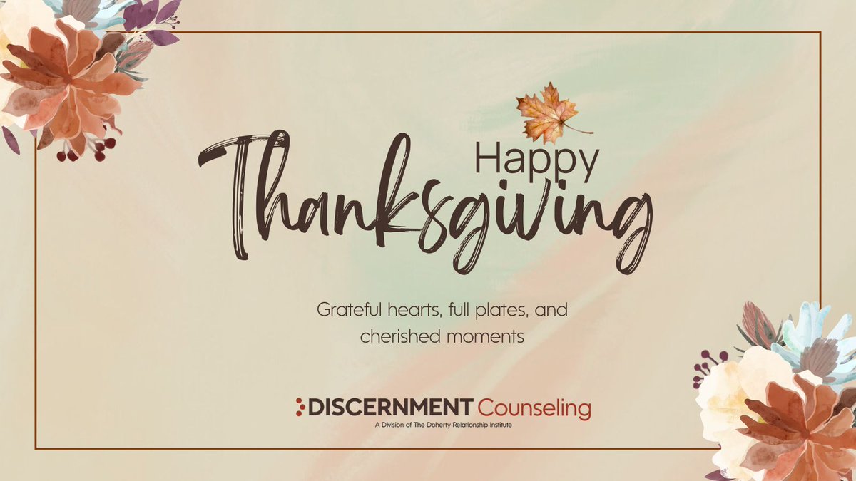 This Thanksgiving, we’re thankful for the power of understanding. As we reflect on what we’re grateful for, we honor the couples working through life’s challenges with courage and care.  We’re here to support you every step of the way.