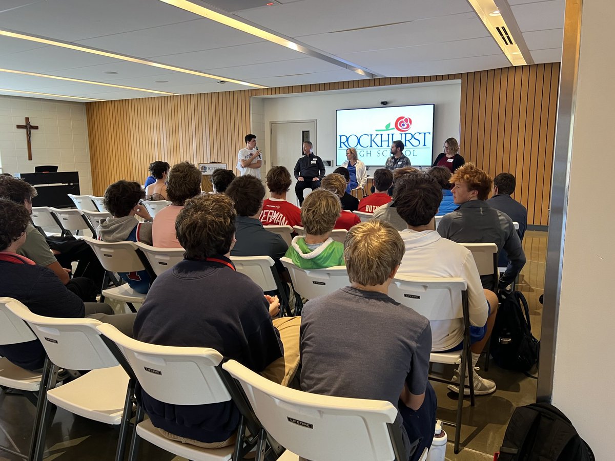 To wrap up Respect Life Week, we hosted a panel of staff members from local crisis pregnancy clinics. Thank you to ⁦<a href="/AdviceandAidKC/">AdviceAidPregnancy</a>⁩ and Wyandotte/ Olathe Pregnancy Clinics. #AMDG