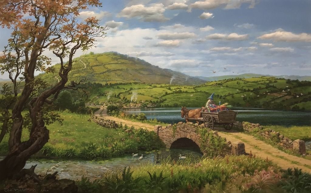 nimgaladh's tweet photo. A wizard in the Shire, Ted Nasmith https://t.co/0A9ggTp3b8