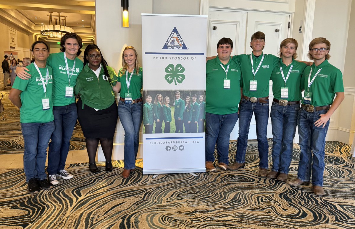 Congratulations to #4HWorkReady ambassador and <a href="/palmbeach4h/">Palm Beach County 4H</a> @florida4H member Musiq Williams on advancing to the state finals of the <a href="/FlaFarmBureau/">Florida Farm Bureau</a> Youth Speech Contest. 🍀👏 #TiedToAg #4HBeyondReady