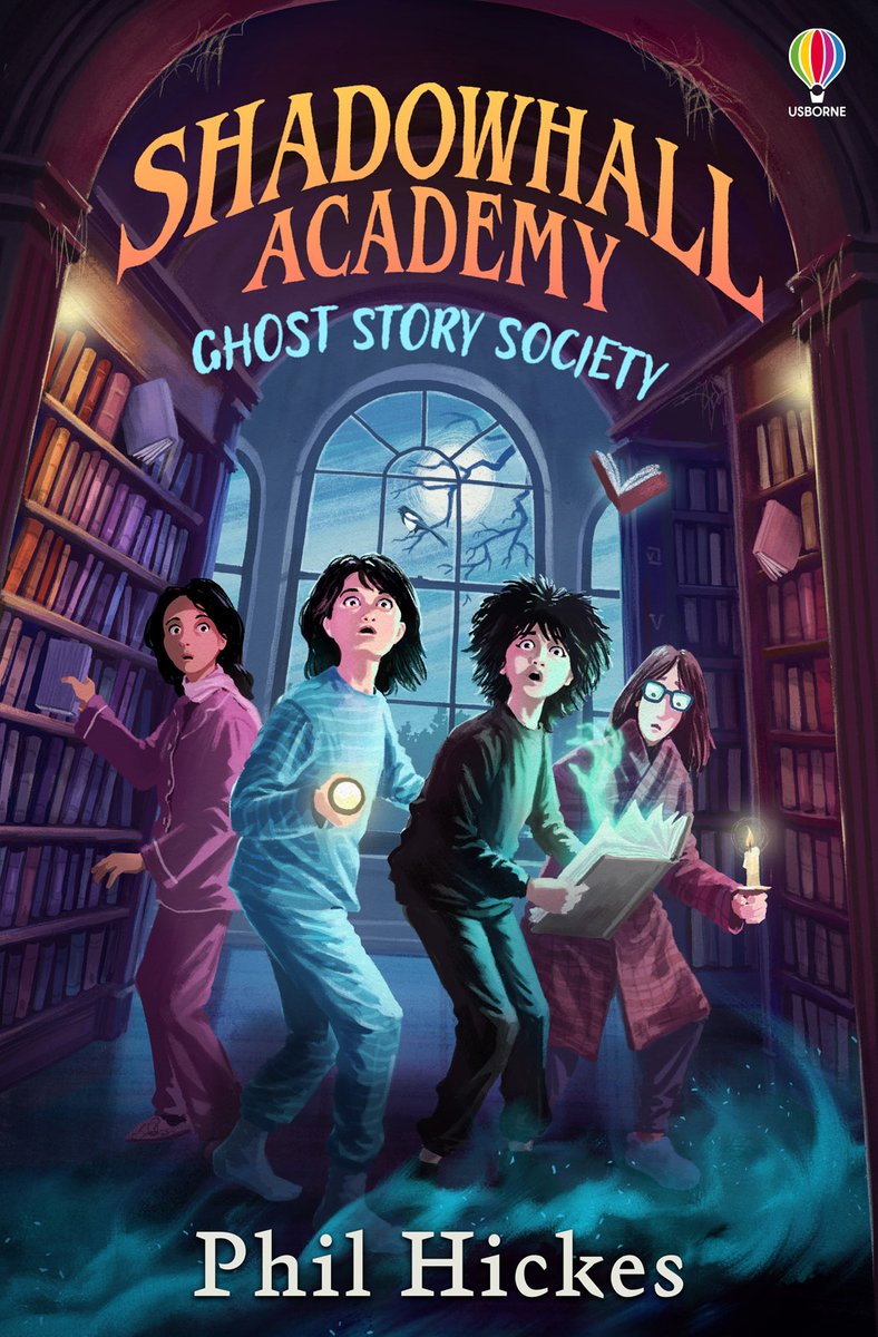 RobinsonKH's tweet image. 👻Halloween Cover Reveal!
I love illustrating the Shadowhall Academy gang for this brilliant series by @Hickesy. The second installment, Ghost Story Society, is out on 13th Feb 2025 from @Usborne