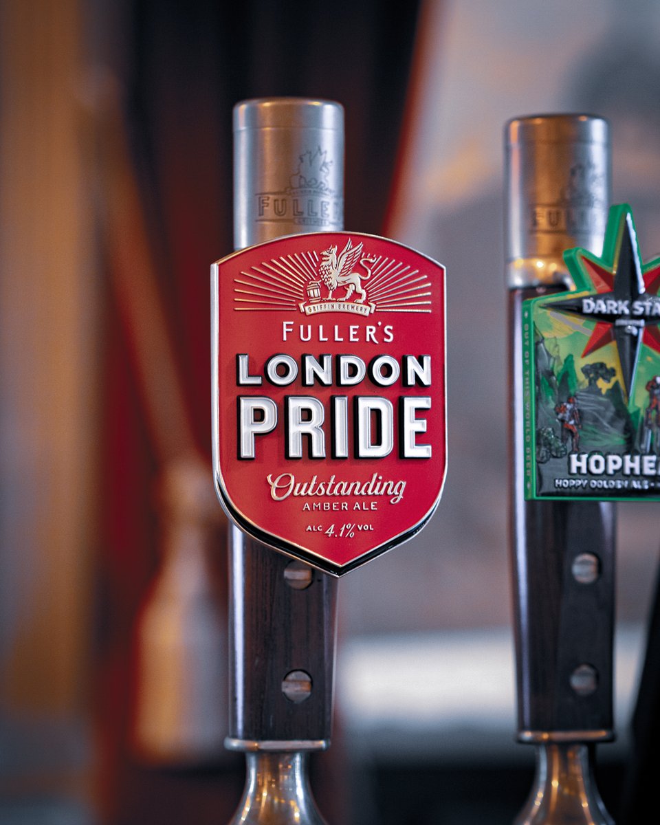 Not sure about you, but a pint of Fuller's London Pride this evening sounds marvellous... 🍻

#FullersLondonPride #CaskBeer #DrinkResponsibly