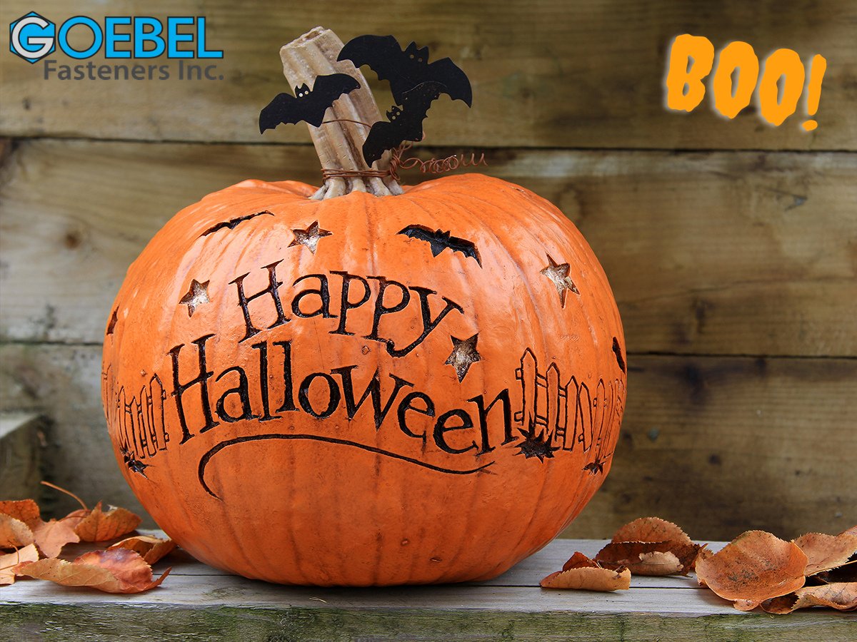 Goebel Fasteners Inc. witches you a spooktacular Halloween! #GOGoebel