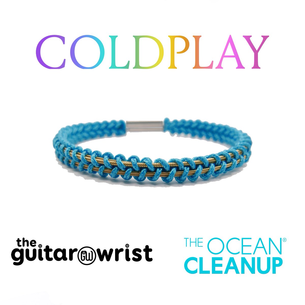 We’ve created a new special bracelet called the "Chord" which is based on the colour scheme of the new album Moon Music.  The band have chosen The Ocean Cleanup to be the recipient of profits from the sale of each item. 

theguitarwrist.co.uk/product/coldpl…