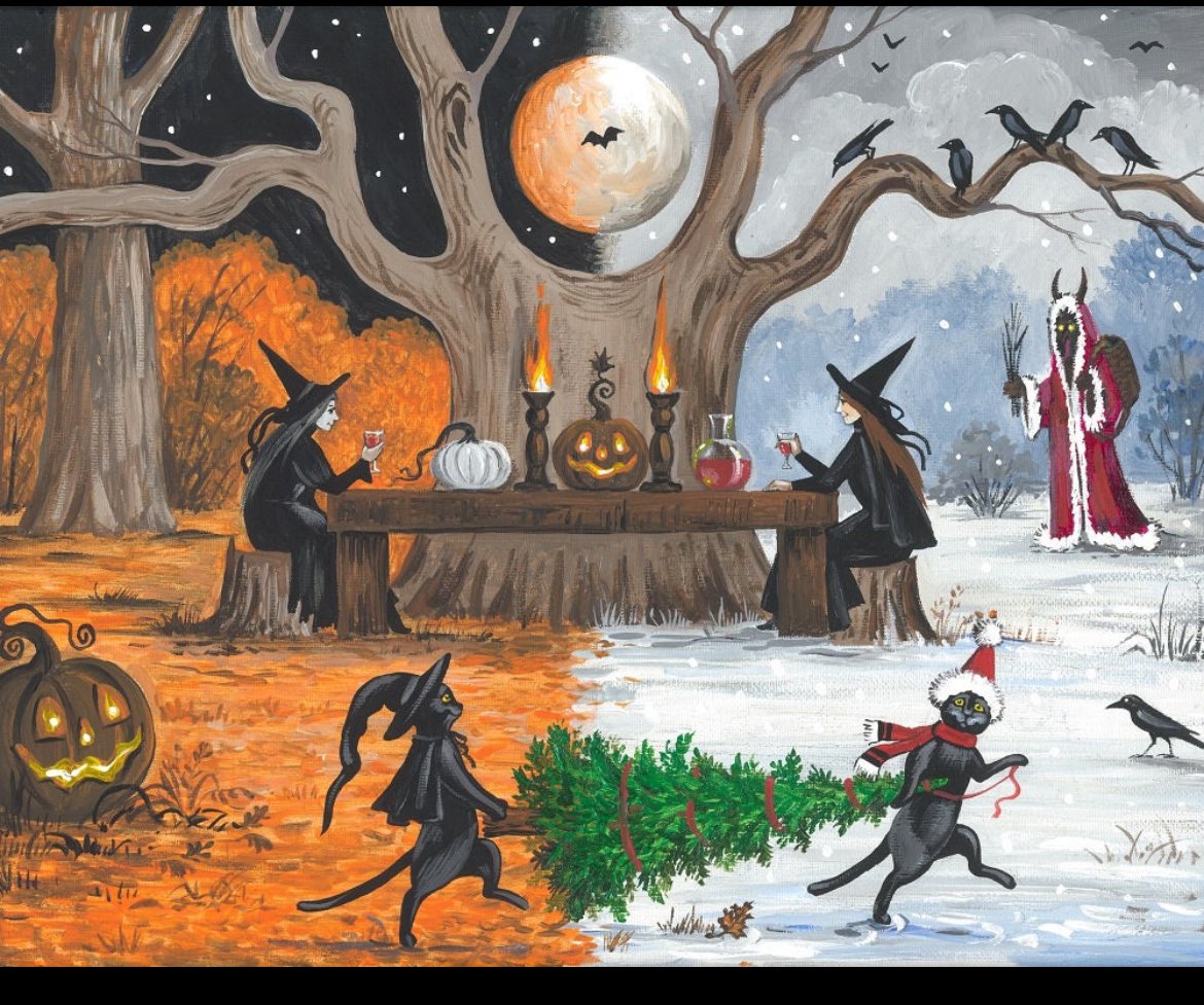 Many Samhain wished to you on this thin-vailed  day