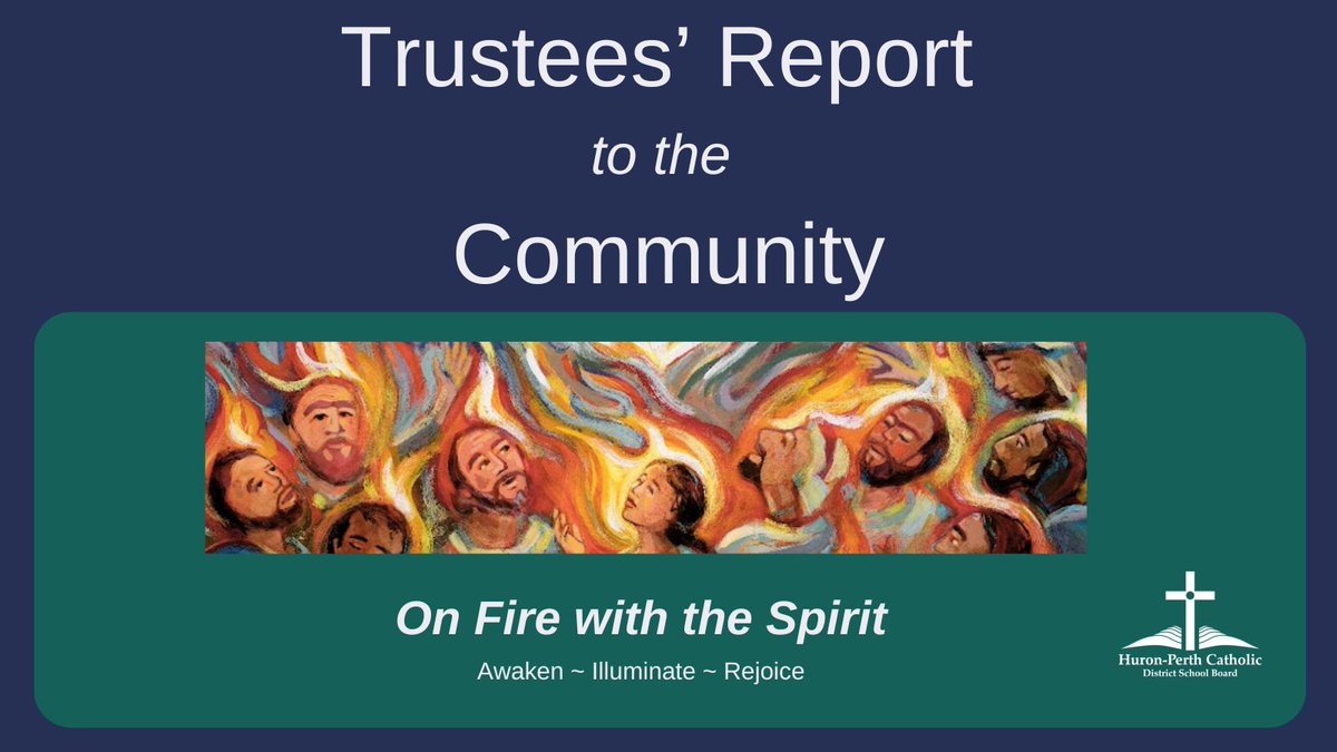 Take a minute to review our October Trustees' Report to the Community which covers the latest board meeting highlights! Read the report on our #HPCDSB website here➡️ tinyurl.com/22wvhhhx #catholiceducation #studentsuccess