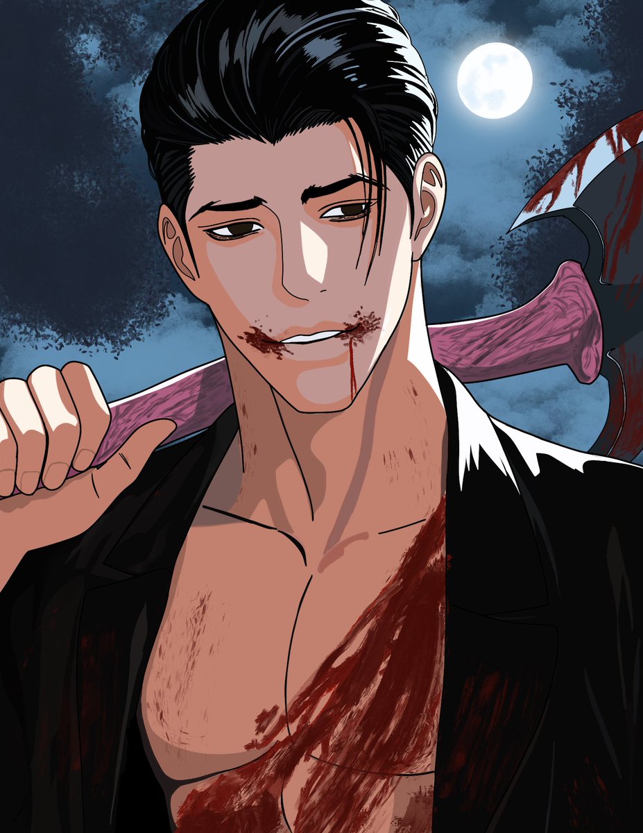 ismadokka's tweet photo. #HappyHalloween  #Lookism Kitae Kim 🎃 🪦 https://t.co/AtxuK6JwzE