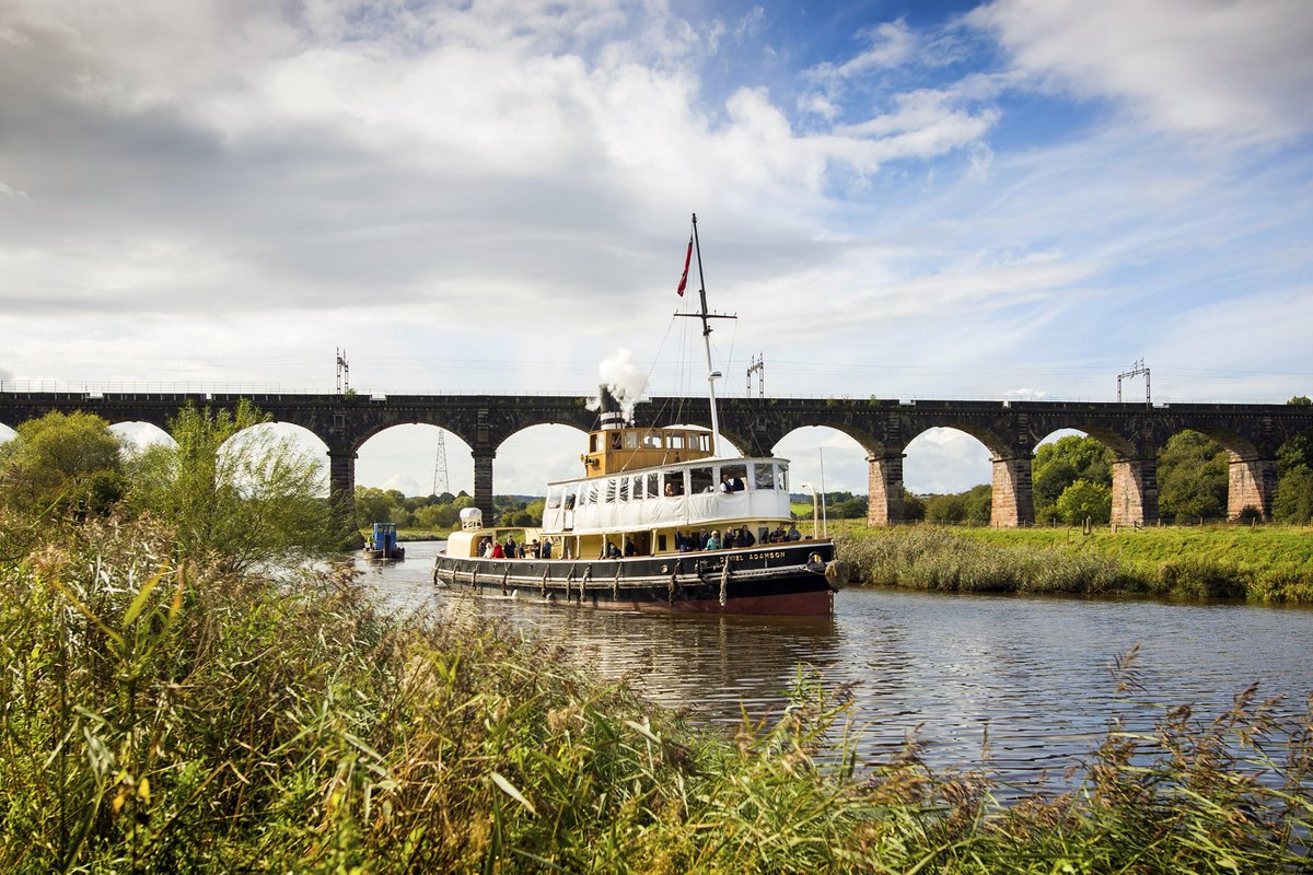 HeritageFundUK's tweet photo. In 2005, we restored the steam tug Daniel Adamson, ‘The Danny’, built in 1903 and saved from a scrapyard 🚢 Now fully operational with its Art Deco saloons, it offers passenger cruises once again. Discover more👉 https://t.co/jIL8LoMLfa

#NationalLottery30 #30ProjectsFor30Years https://t.co/35tAQpUHfi