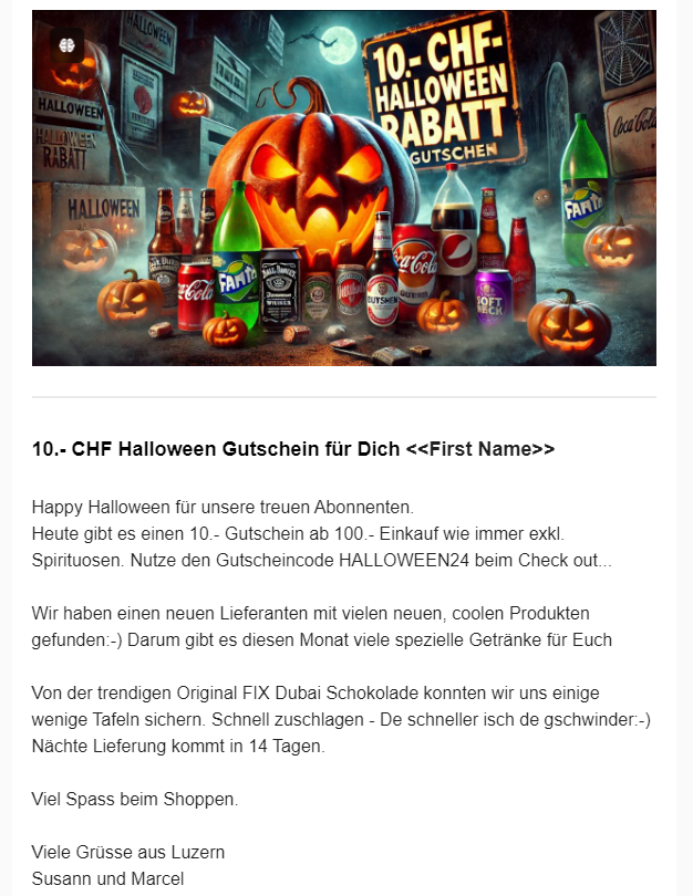 marceljost's tweet photo. 10 CHF Gutschein in unseren aktuellen DrinkLetter
https://t.co/hL2pEXBzCI https://t.co/JHjsbuSQv7