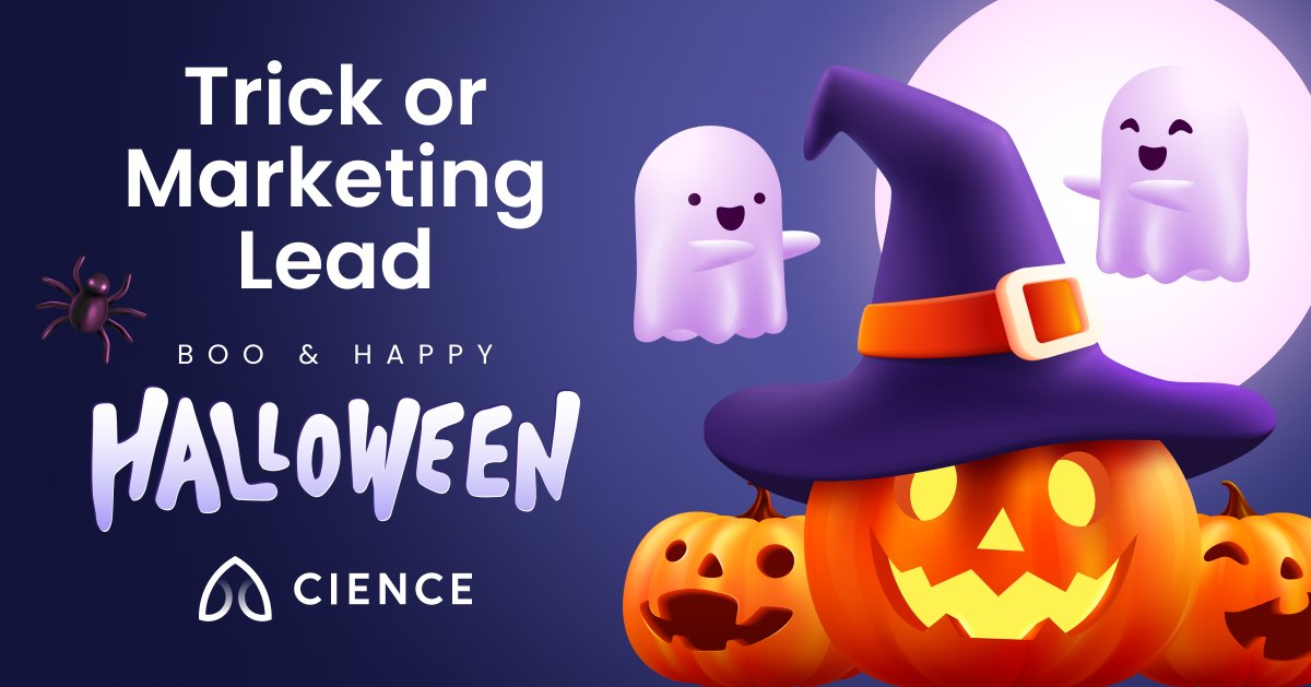 At CIENCE, we turn scary marketing challenges into real results—no tricks, just qualified leads. Happy Halloween from our team to yours! 🎃✨

#HappyHalloween #CIENCE #LeadGeneration