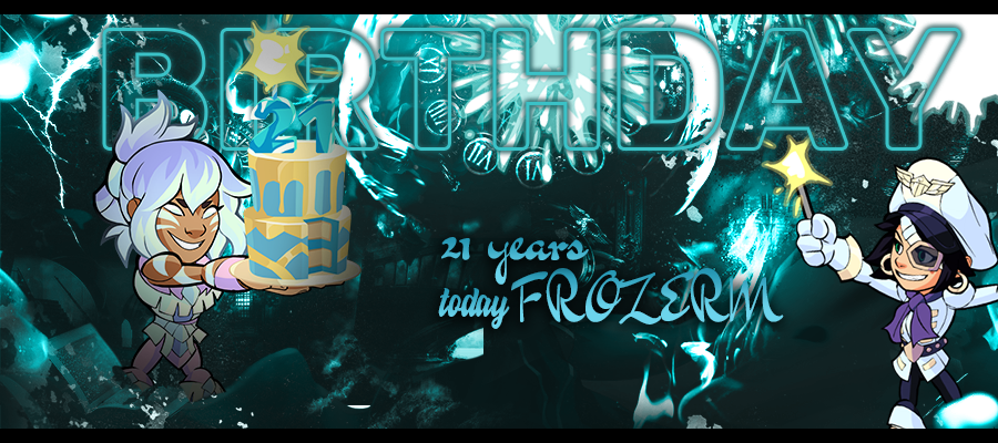 Happy birthday to me! November 1st has arrived (in my time zone)
Now I'm 21 years old