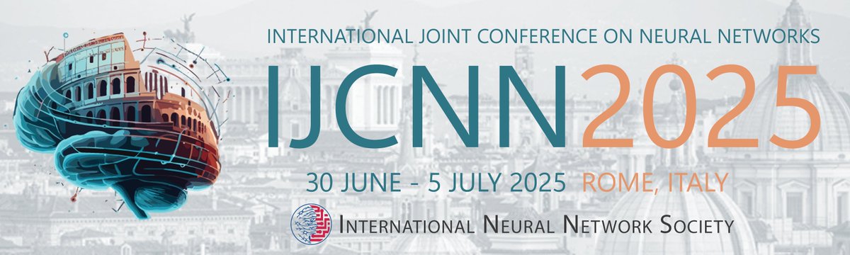 𝗜𝗝𝗖𝗡𝗡 𝟮𝟬𝟮𝟱 in Rome, June 30 to July 5, 2025📢🧠🇮🇹
👉2025.ijcnn.org 👈

We are very glad to invite you all to contribute to the International Joint Conference on Neural Networks #IJCNN2025

Looking forward to welcoming you to IJCNN 2025 in Rome!