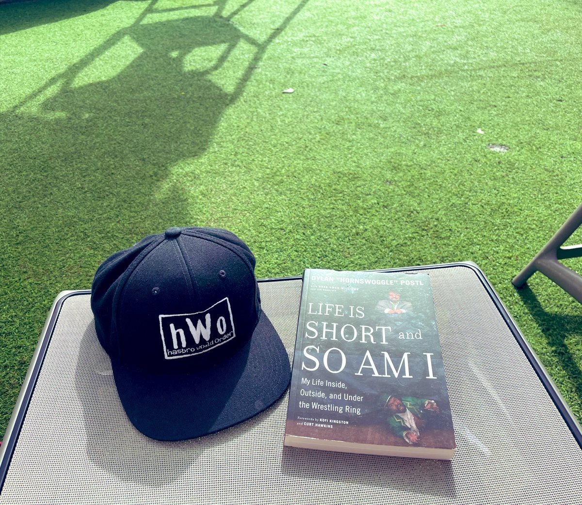 ShoneCold's tweet image. Really enjoyed @DylanPostl Autobiography “Life Is Short And So Am I” 

Full of awesome stories and what a journey. HOF worthy. So glad #Hornswoggle finally got to meet his hero The Ultimate Warrior 

It was great to meet #Swoggle earlier this year at #FTLOW &amp;amp; get this signed ✍️