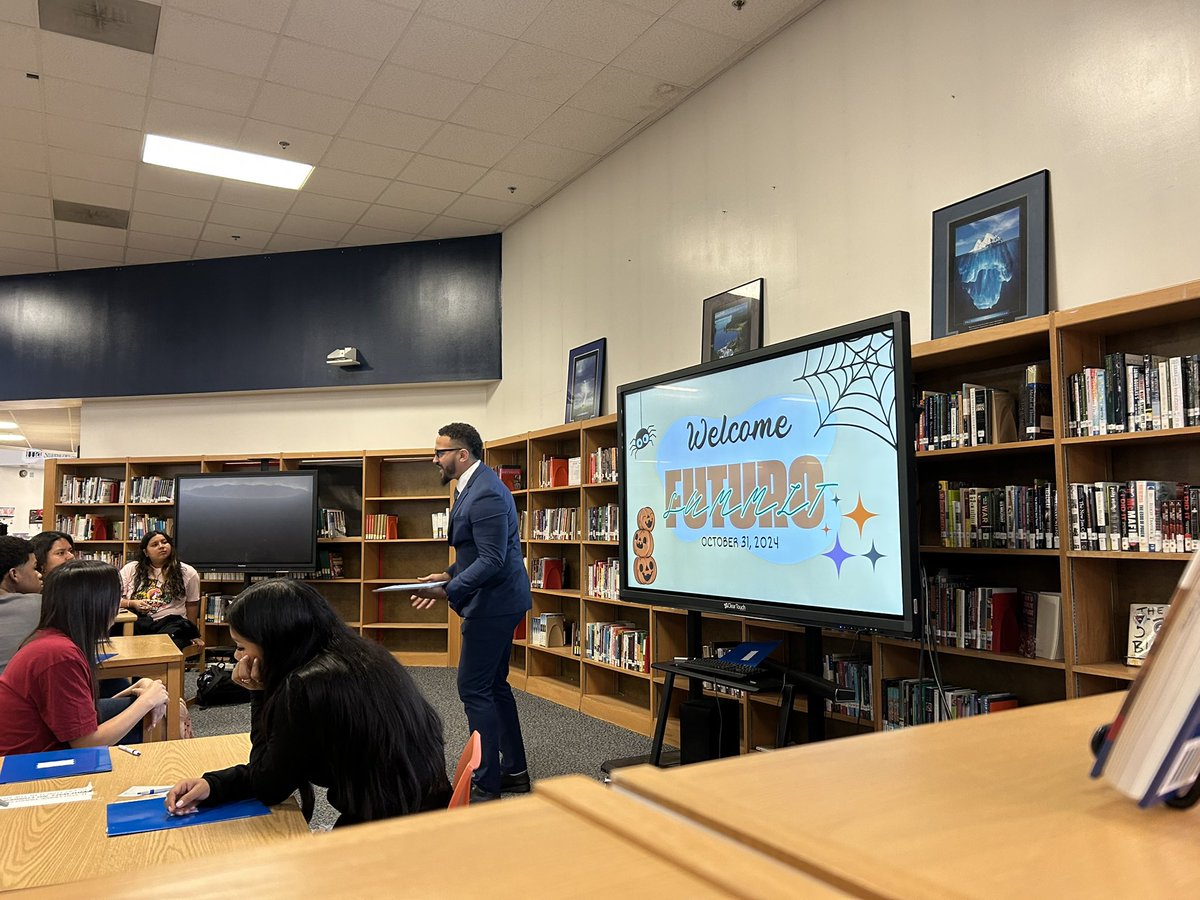 Our Futuro Summit 2024 is back in action! Thank you to our Key Note Speaker <a href="/josefabrejr/">José Fabre Jr.</a>, Wake Tech Outreach and Recruitment Officer for delivering a motivational speech! <a href="/waketechcc/">Wake Tech</a> <a href="/mhsstudentservs/">Millbrook High School Student Services</a> <a href="/millbrookmagnet/">Millbrook Magnet HS</a> <a href="/WakeSchCounslor/">Wake Sch. Counselors</a> s