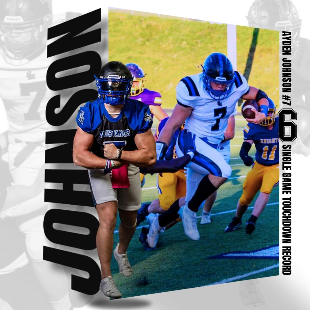 Smoky Mountain Mustang Football (@smhsmustangsfb) on Twitter photo On Tuesday, 10/29, Ayden Johnson broke the SMHS single game TD record, scoring 6 TDs in one game. The previous record was held by Jason Mingus and Isaiah McNeely, who each had 5. In addition, Ayden also had a 2 pt conversion Tuesday Night at <a href="/NHHS_Knights/">NHHS Athletics</a>. Congrats Ayden! On Tuesday, 10/29, Ayden Johnson broke the SMHS single game TD record, scoring 6 TDs in one game. The previous record was held by Jason Mingus and Isaiah McNeely, who each had 5. In addition, Ayden also had a 2 pt conversion Tuesday Night at <a href="/NHHS_Knights/">NHHS Athletics</a>. Congrats Ayden!