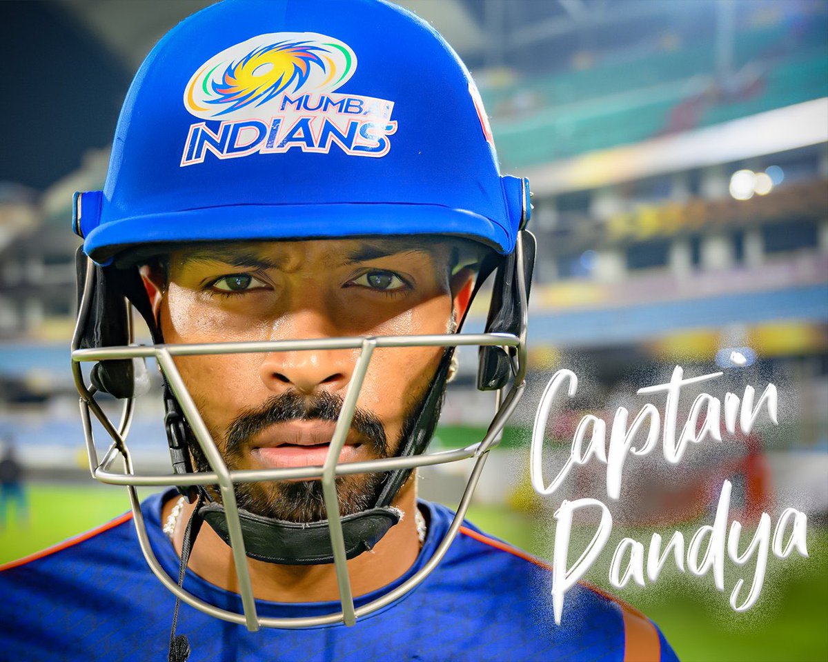 CinemaAngle's tweet photo. #CaptainPandya for #MI 😎 

@mipaltan #HardikPandya #IPL2025 https://t.co/YMRhsMCXBc