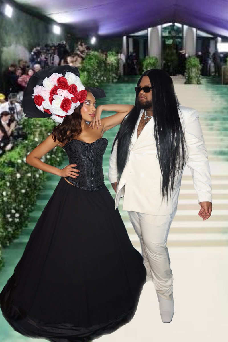 tyrahmajors's tweet photo. MET GALA 2024: The Garden of Time featuring @Zendaya &amp; her stylist extraordinaire @LUXURYLAW 

Happy Halloween!🎃 

@MoanOHBrandyn 

 #Zendaya #LawRoach #METGala #Vogue https://t.co/6RQyclHmYq